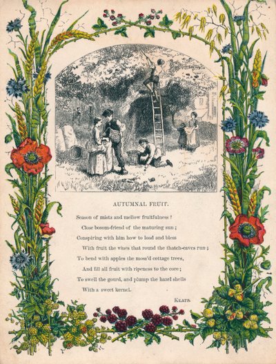Fruta Otoñal por Keats de Unbekannt
