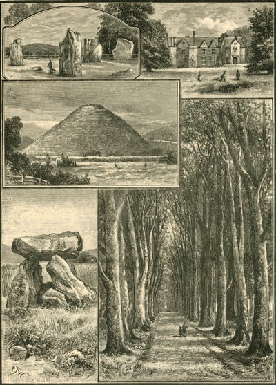Avebury. Littlecote. Silbury. Devils Den. Gran Avenida., 1898 de Unbekannt