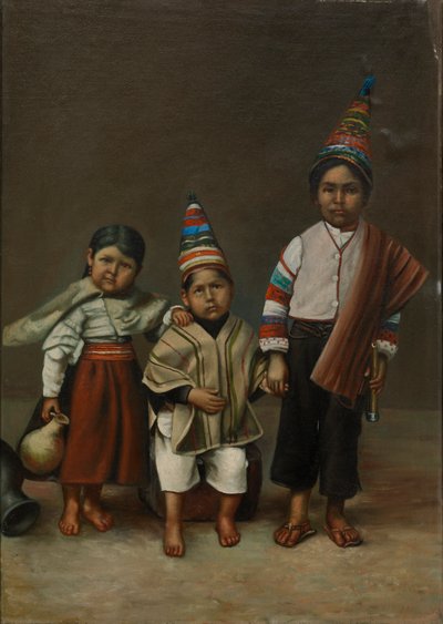 Niños aymara, ca. 1890-1892 de Unbekannt