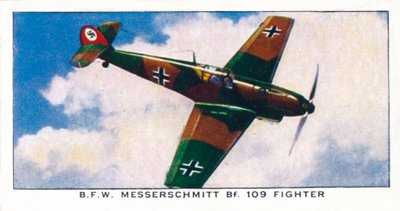 B.F.W. Messerschmitt Bf. 109, caza, 1938 de Unbekannt
