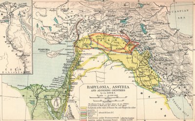 Babilonia, Asiria y países adyacentes, c1902, 1903 de Unbekannt