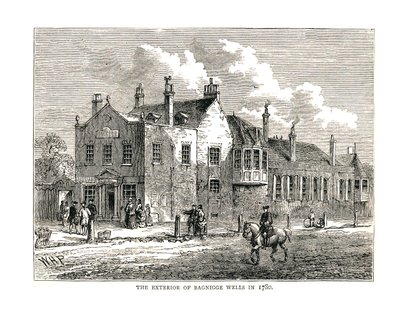 Bagnigge Wells, 1780 de Unbekannt