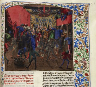 Baile de los ardientes, ca 1470-1475 de Unbekannt
