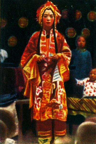 Cantante de baladas, China, c. 1928 de Unbekannt