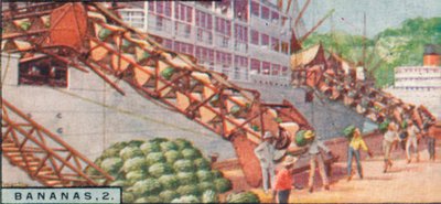 Bananas 2. - Cargando un barco de vapor, Costa Rica, 1928 de Unbekannt