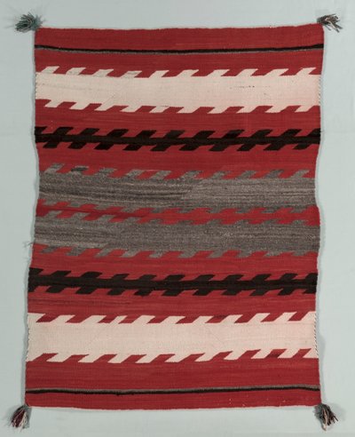 Alfombra con bandas, c. 1890-1900 de Unbekannt