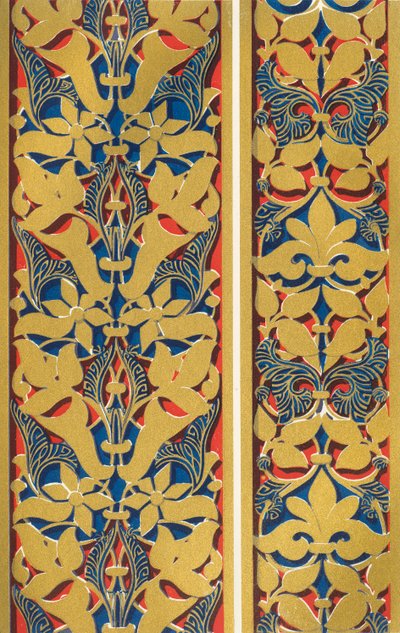 Bandas, lado de los arcos, Patio de los Leones, 1907 de Unbekannt