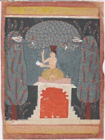 Bangal ragini de una serie de Ragamala de Unbekannt