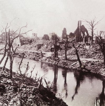 Orillas del Yser, Bélgica, c1914-c1918 de Unbekannt