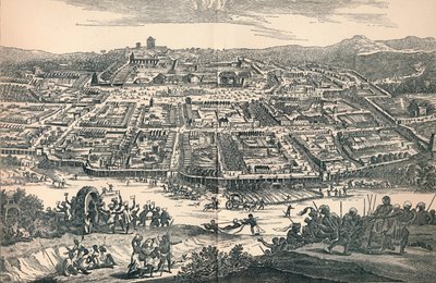 Banza Lovangri, la capital del antiguo reino de Lovango, c1670, 1903 de Unbekannt