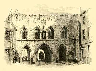 Puerta de Bar, lado sur, 1898 de Unbekannt
