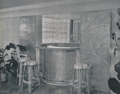 Bar en la casa del Sr. y la Sra. Miles Gray, 1942 de Unbekannt
