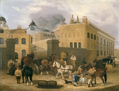 Cervecería de Barclay y Perkins en Southwark, c1840 de Unbekannt