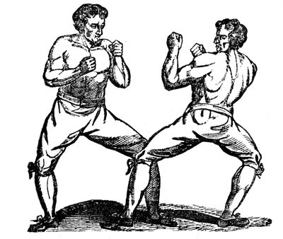 Boxeo a puño limpio, siglo XVIII de Unbekannt
