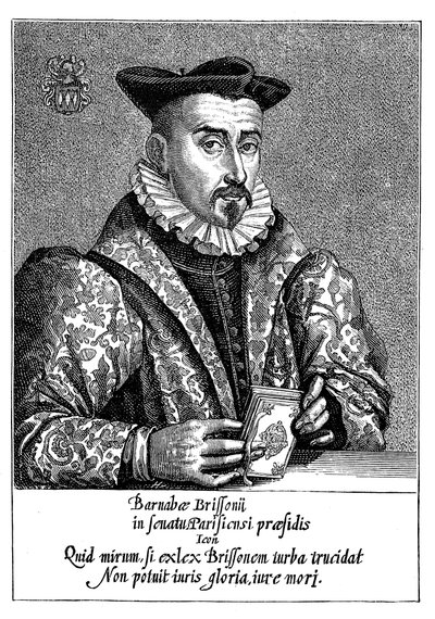 Barnabe Brisson, filólogo y jurista francés del siglo XVI de Unbekannt