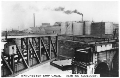 Acueducto de Barton, canal del barco de Manchester, 1936 de Unbekannt