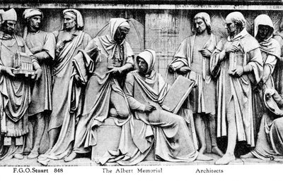 Bajorrelieve del Albert Memorial, Londres, principios del siglo XX de Unbekannt