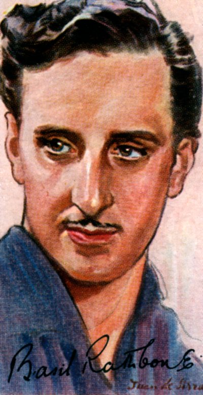 Basil Rathbone, 1892-1967, actor inglés, siglo XX de Unbekannt