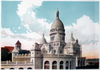 Basílica del Sacré Coeur, París, c1900 de Unbekannt