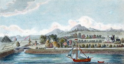 Cuenca del Canal de Barcos Caledonio en Muirtown cerca de Inverness, Escocia, 1822 de Unbekannt