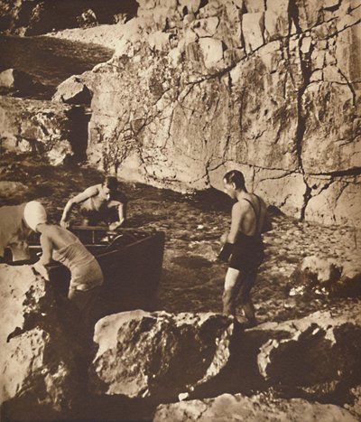 Bañándose en el Adriático de Unbekannt