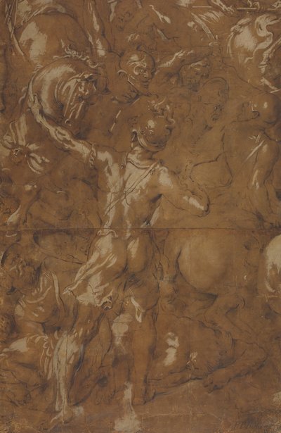Escena de batalla, s.f. de Unbekannt