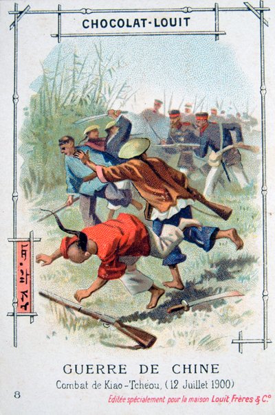 Batalla en Kiao-Tcheou, China, Rebelión de los Bóxers, 12 de julio de 1900 de Unbekannt