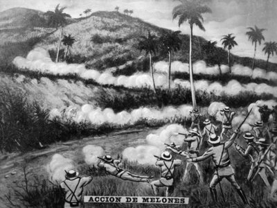 Batalla en la Guerra de los Diez Años, 1874, años 1920 de Unbekannt
