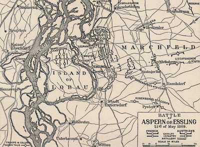 Batalla de Aspern o Essling, 21 de mayo de 1809 de Unbekannt