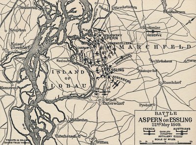 Batalla de Aspern o Essling, 22 de mayo de 1809, 1896 de Unbekannt