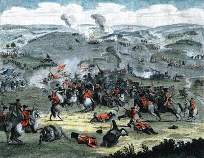 Batalla de Blenheim agosto de 1704 de Unbekannt