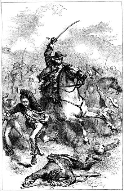 Batalla de Buena Vista, México, 1847 c. 1880 de Unbekannt