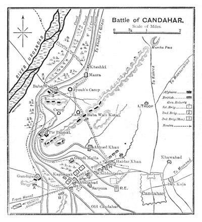 Batalla de Candahar: Plano de Unbekannt