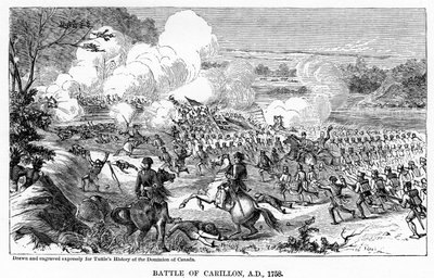 Batalla de Carillon, AD 1758, 1877 de Unbekannt