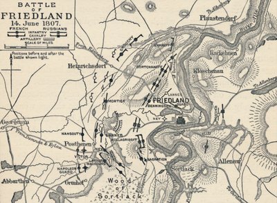 Batalla de Friedland, 14 de junio de 1807, 1896 de Unbekannt