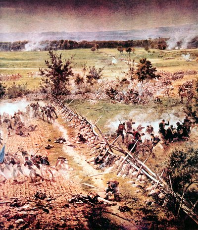 Batalla de Gettysburg, Guerra Civil Americana, 1-3 de julio de 1863 de Unbekannt