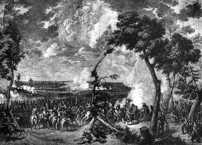 Batalla de Hanau, Alemania, 30-31 de octubre de 1813 de Unbekannt