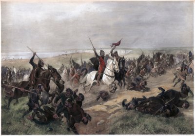 Batalla de Hastings, 14 de octubre de 1066 de Unbekannt