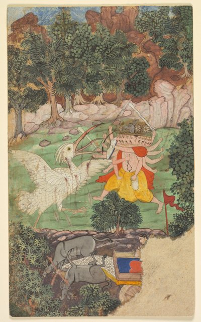 Batalla de Ravana y Jatayu de Unbekannt Unbekannt