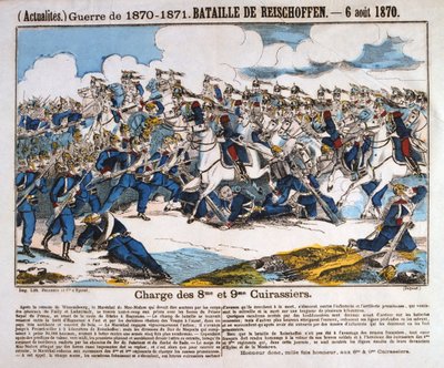 Batalla de Reichshoffen, guerra franco-prusiana, 6 de agosto de 1870 de Unbekannt