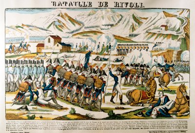 Batalla de Rivoli, 14 de enero de 1797, siglo XIX de Unbekannt