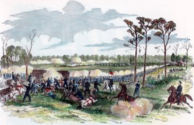 Batalla de Shiloh, Tennessee, Guerra Civil Americana, 6 de abril de 1862 de Unbekannt