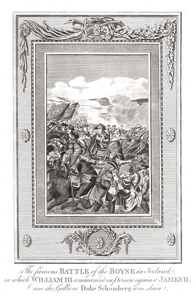 Batalla del Boyne, 1690 de Unbekannt