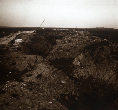 Campo de batalla, Craonne, norte de Francia, c1914-c1918 de Unbekannt