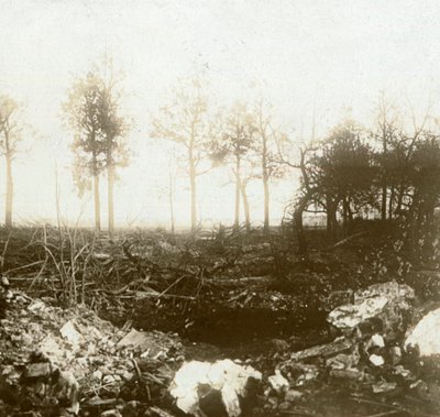 Campo de batalla, Roeselare, Flandes, Bélgica, c1914-c1918 de Unbekannt