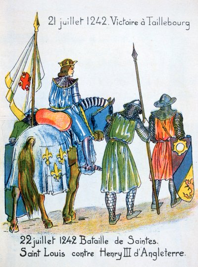 Batallas de Taillebourg y Saintes, Francia, 21 y 22 de julio de 1242, siglo XX de Unbekannt