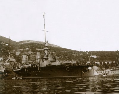 Acorazado en Villefranche, Francia, c. 1914-c. 1918 de Unbekannt