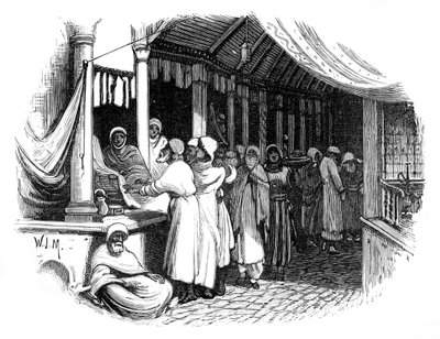 Bazar en Constantinopla, c1888 de Unbekannt