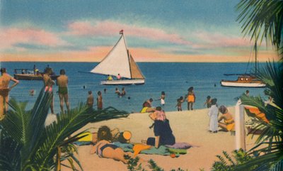 Playa en Pradomar. 20 minutos de Barranquilla, c1940s de Unbekannt