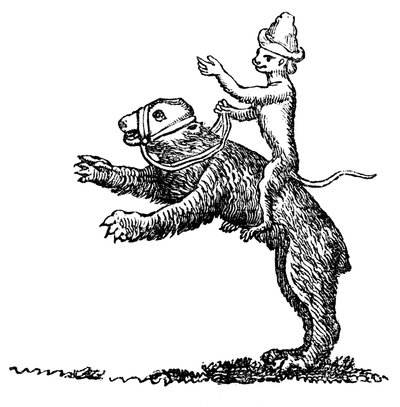 Oso y Mono, siglo XIII, 1833 de Unbekannt